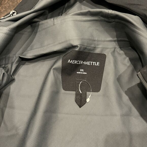 LUCAS FILM Crew Only MERCER+METTLE Waterproof Rain Shell MM7000 Black 2XL - Picture 11 of 16